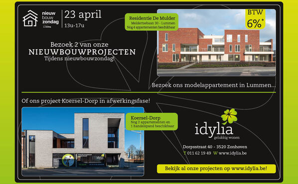 Bezoek onze projecten tijdens Nieuwbouwzondag!